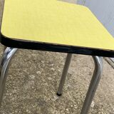 Mismatched formica chairs and stool 1960