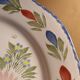 Antique HB Quimper faience plate