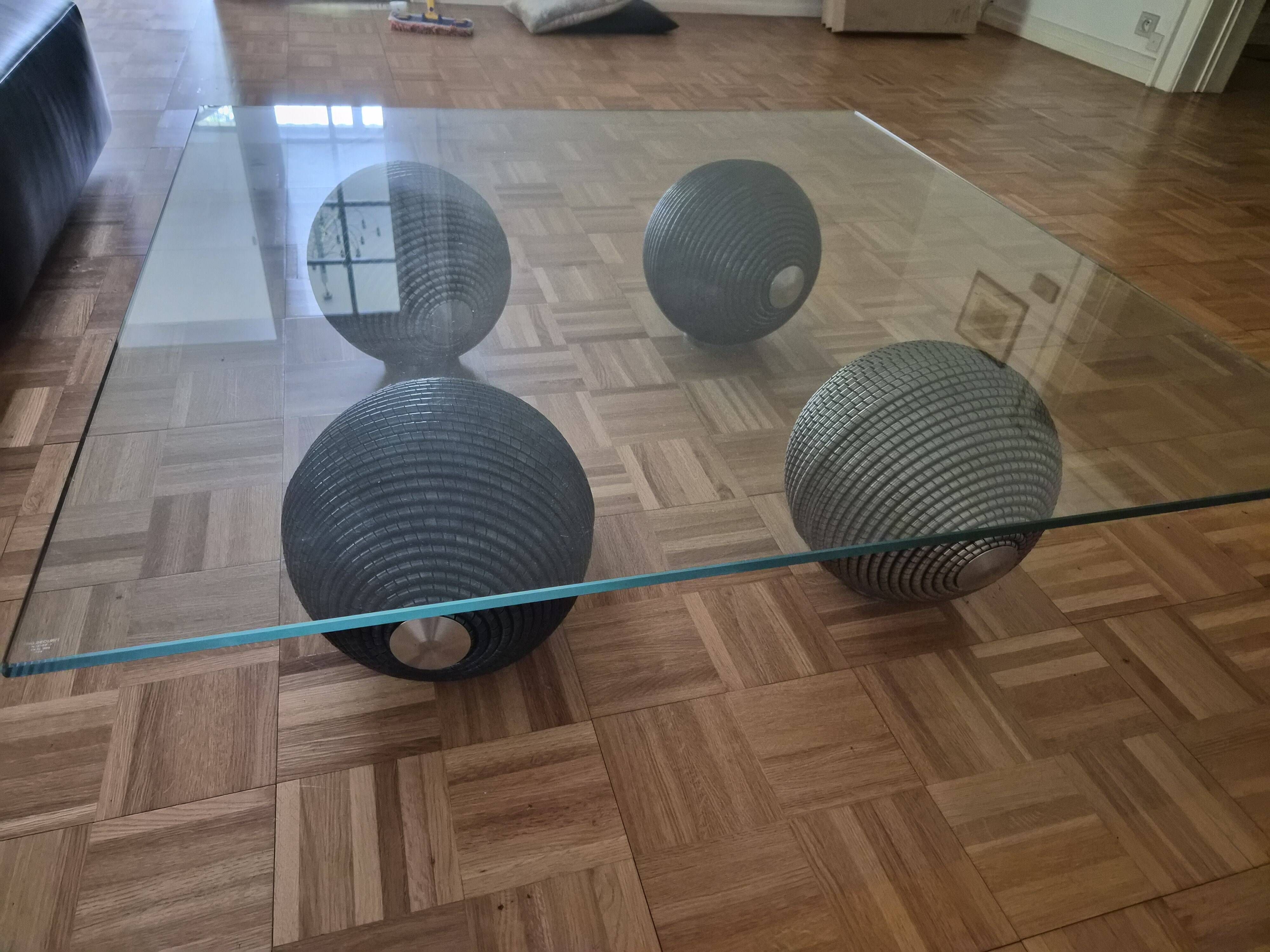 Table basse d'artiste - Fabrice Risser / Edition ultra-limitée (c. 2004)