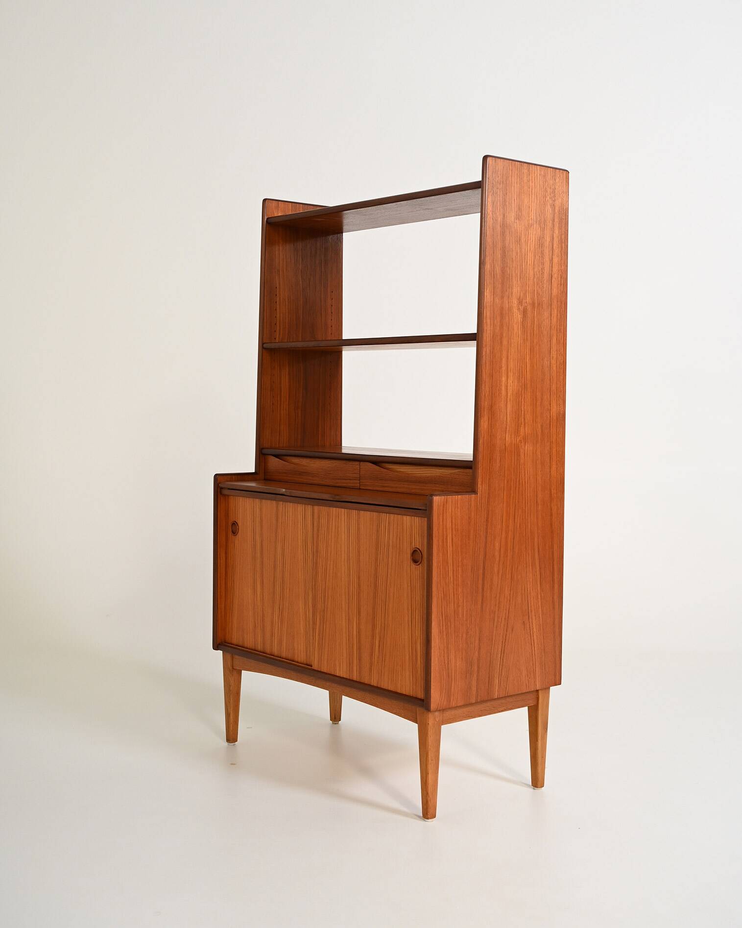 Bookcase with hidden desk by Bräntorps, 1960s