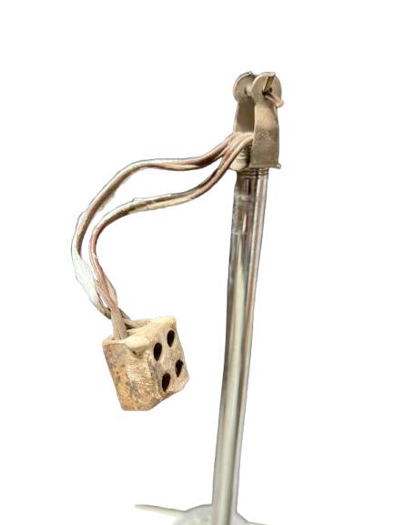 Art Deco light fixture composed of six lights