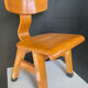 Vintage beech chair from the 1950s-60s.