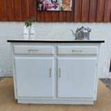 wooden cupboard, formica top