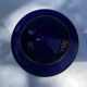 Pot d'apothicaire bleu cobalt vintage