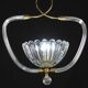 Amazing Art Decò Murano Glass Pendant Chandelier by Ercole Barovier, 1940s