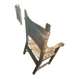 Pair of leather armchairs 19th century