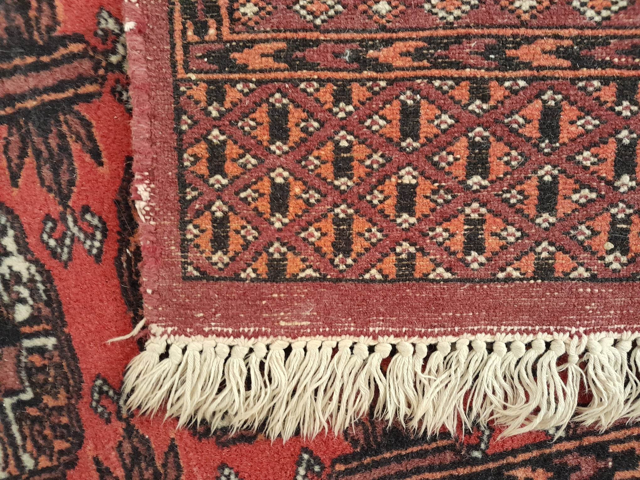 Handmade Bukhara carpet 181x125cm