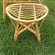 Coiffeuse design rotin 1960 1970 adulte