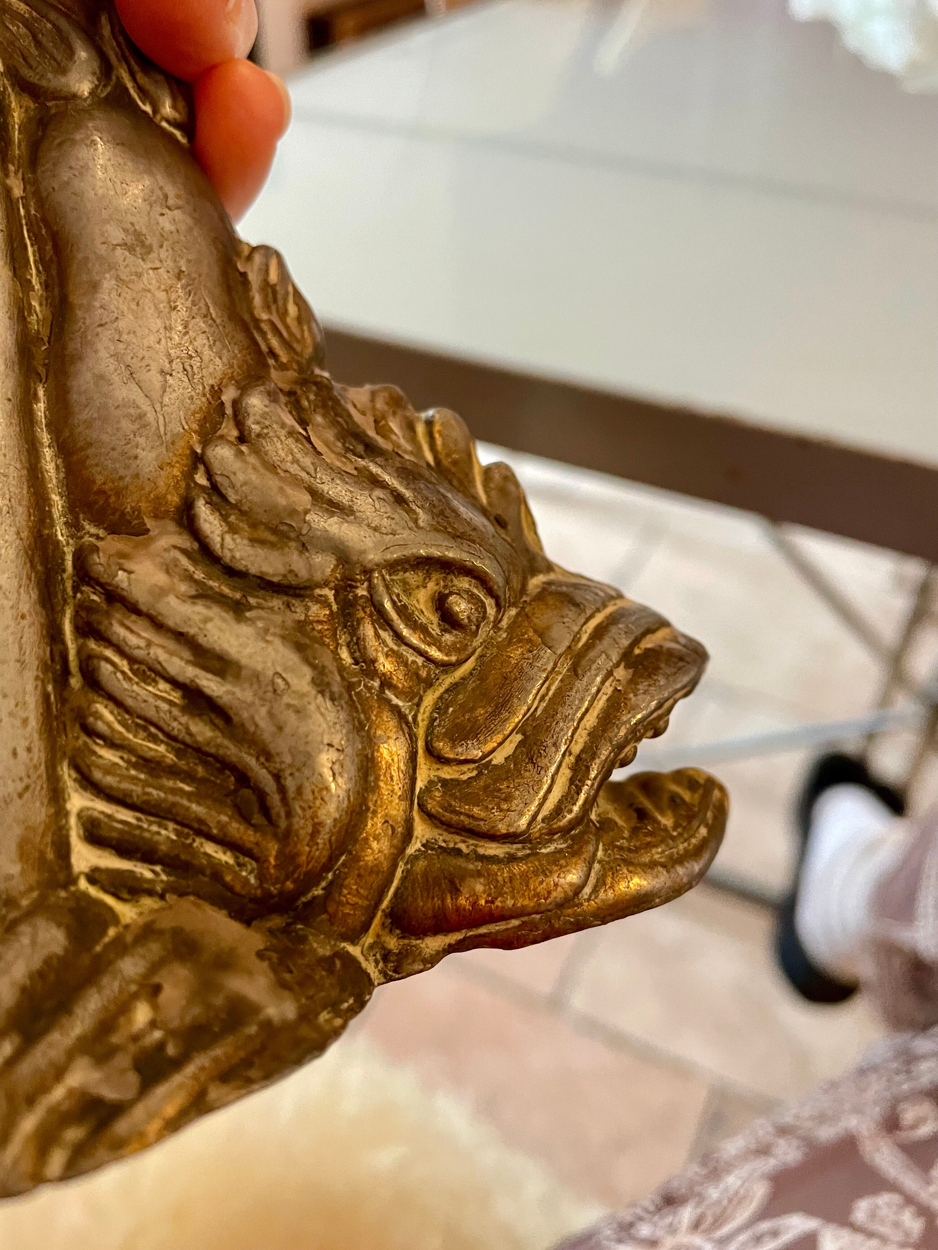 Old Art Nouveau candle holder