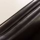 Danish black aniline leather sofa by Hurup, 1980s