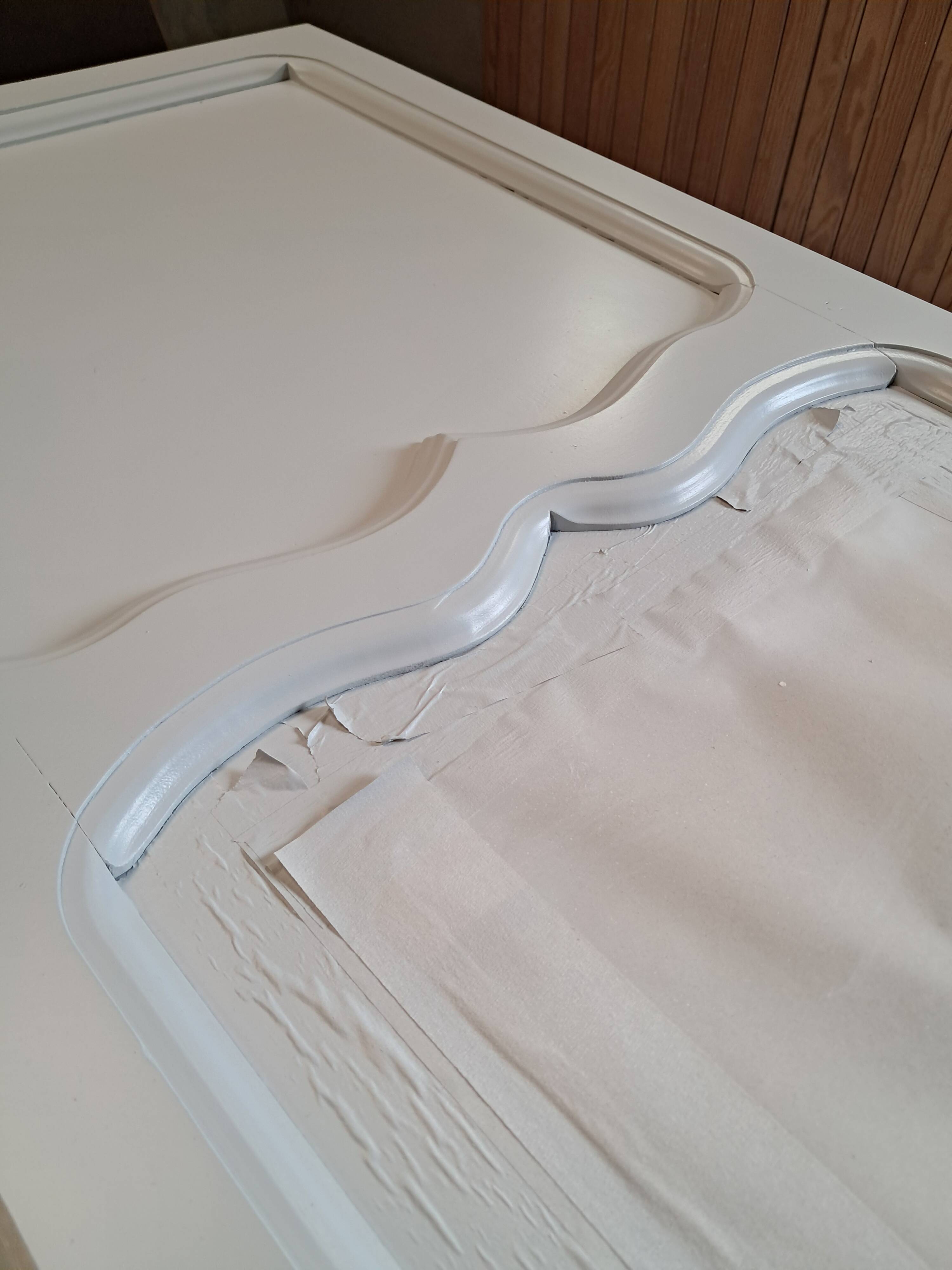 Small renovated beech bookshelf