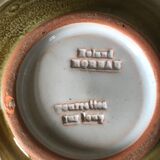 Pair of ceramic candle holders 1960 Roland Moreau