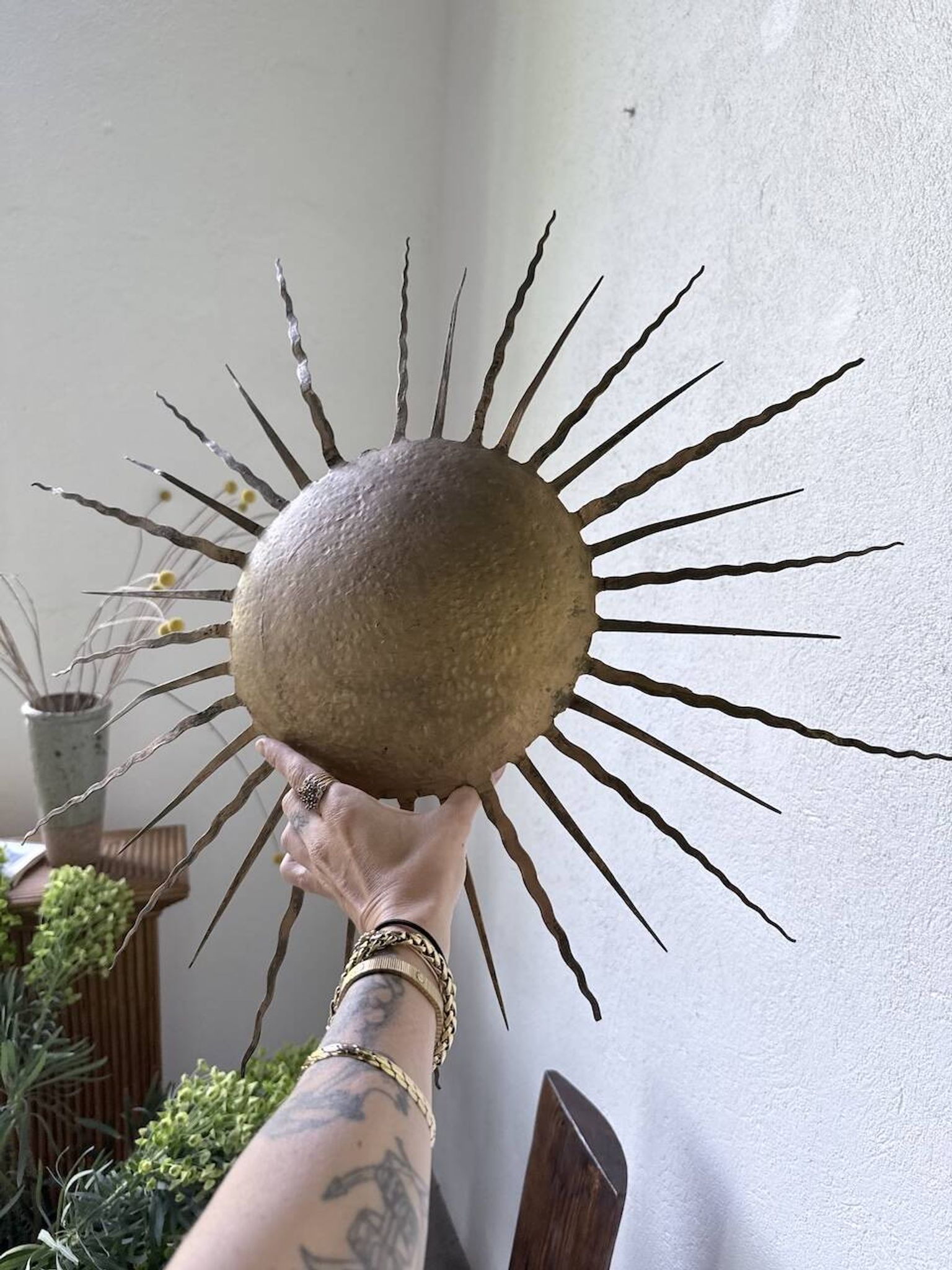 Applique « soleil » années 50