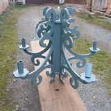 Lustre en bois style Gustavien
