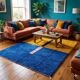 Natural wool handwoven carpet 150/250 cm