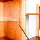 William Watting walnut wall rack Fristho Franeker, 1956