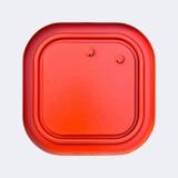 70s pop orange mirror