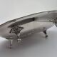 Large silver-plated metal basket Roux-Marquiand – Superb rococo decoration –