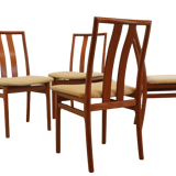 Set of 4 Danish design chairs 'Tuse'