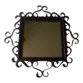 Wrought iron mirror
