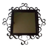 Wrought iron mirror