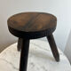 Tripod stool in solid wood — Charlotte Perriand spirit