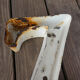 Letter "Z" of vintage industrial brand in iron