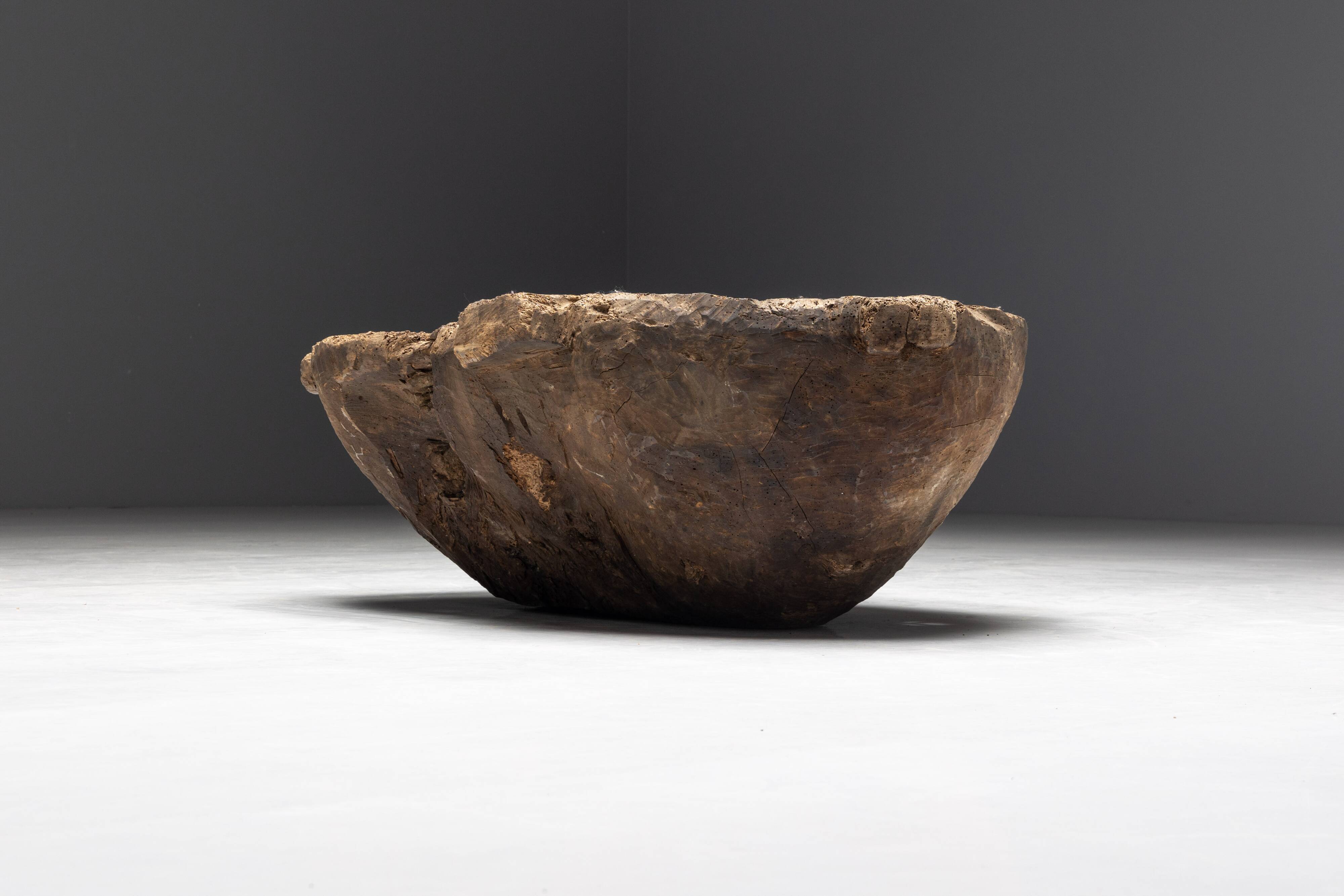 Primitive Wabi Sabi Bowl, France, 19th Century