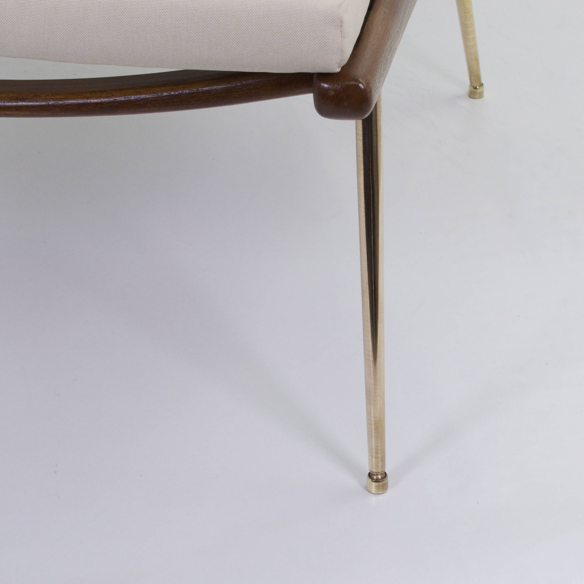 BOOMERANG ARMCHAIR by P. HVIDT & NIELSEN, ed. original, restored, 1950