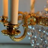 Lustre en bronze doré début xixème siècle