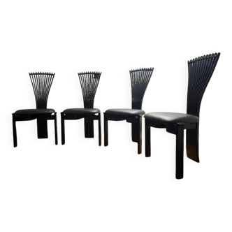 Set of 4 designer chairs by Torstein Nilsen