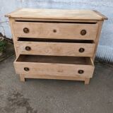 Solid wood chest of drawers