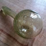 Old long Biot glass bottle