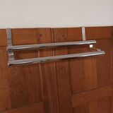 Chrome metal towel rack