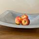 Vintage polished aluminium plate