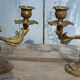 Brass candle holders