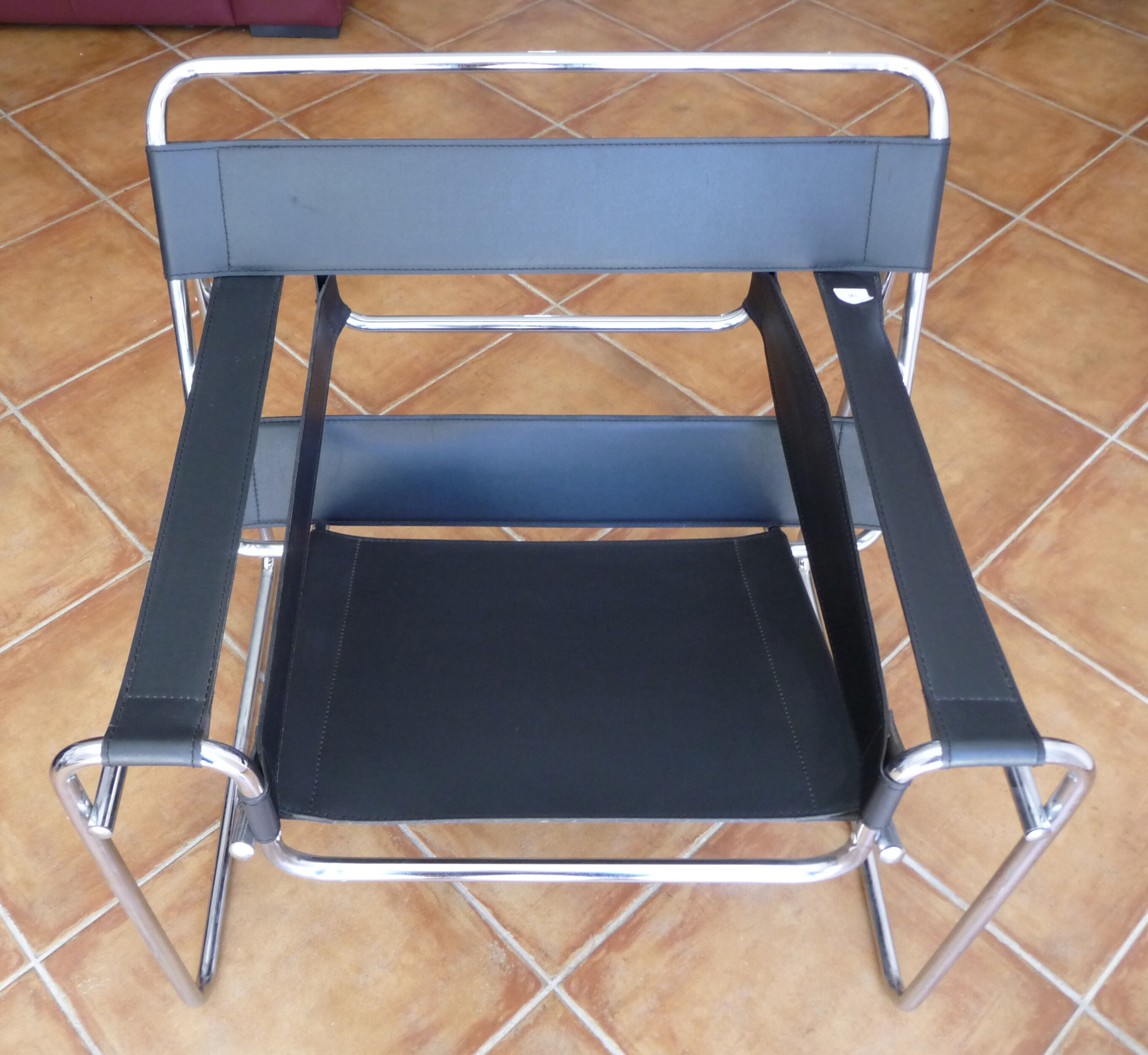 Wassily B3 armchair designed by Marcel Breuer