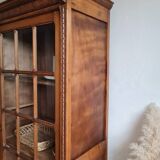Antique Parisian glass cabinet - bonnet-maker type