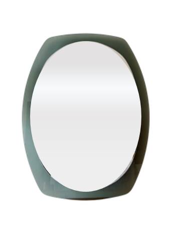 Miroir Veca en verre fumé, Italie 1970