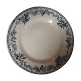 Round dish earthen railway "Guadeloupe"
