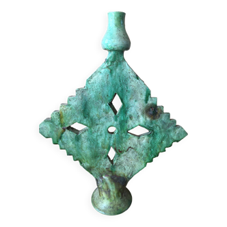 Tamegroute pottery candle holder