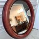 Round plastic mirror 70s