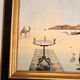 Oil Painting Canvas Solar Table After Salvador Dali Mid Century