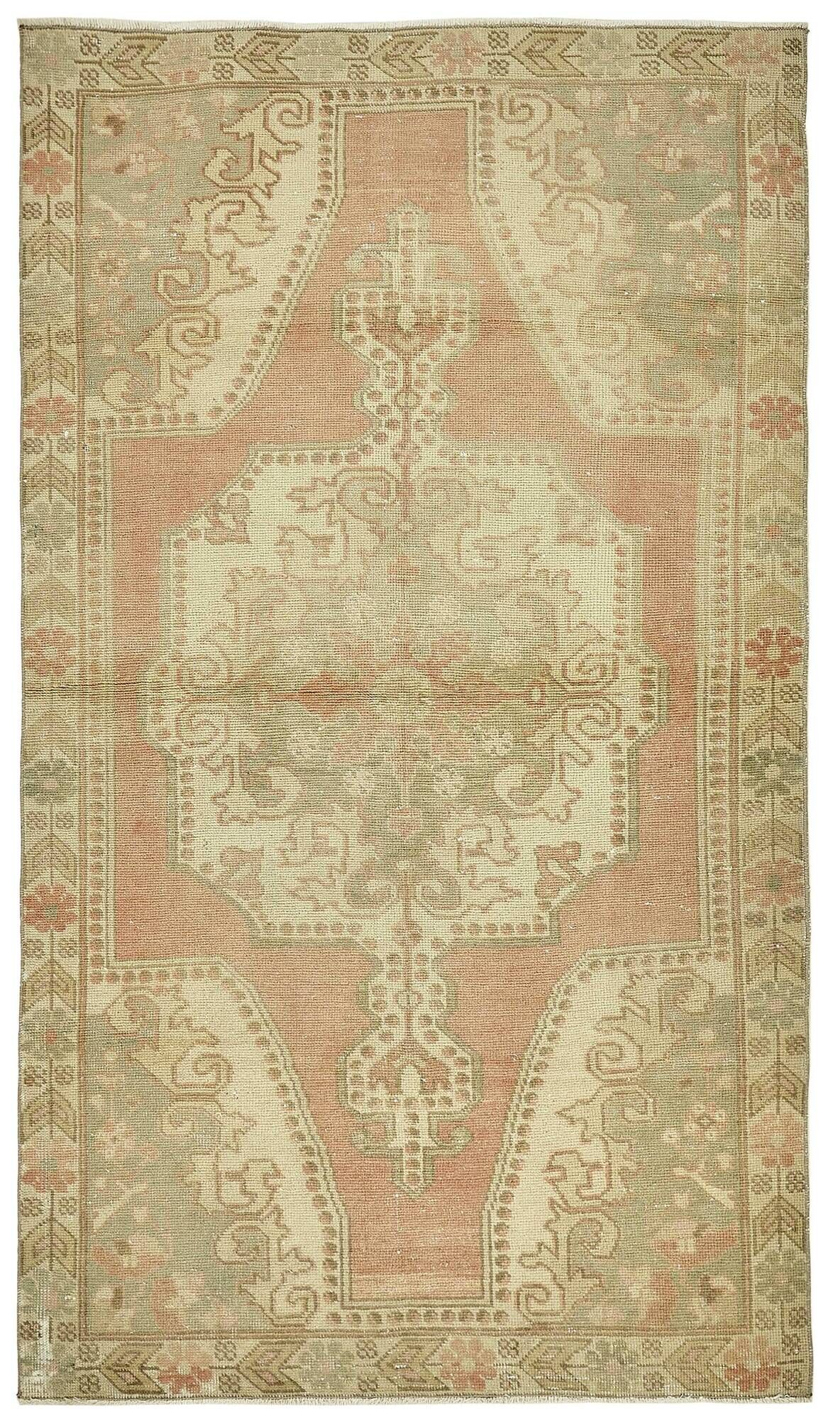 Turkish Vintage Anatolian Rug 130 cm x 228 cm