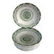 8 deep plates Fine Ware pottery
