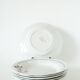 Set of 6 St-Amand soup plates, Spring pattern, 1950