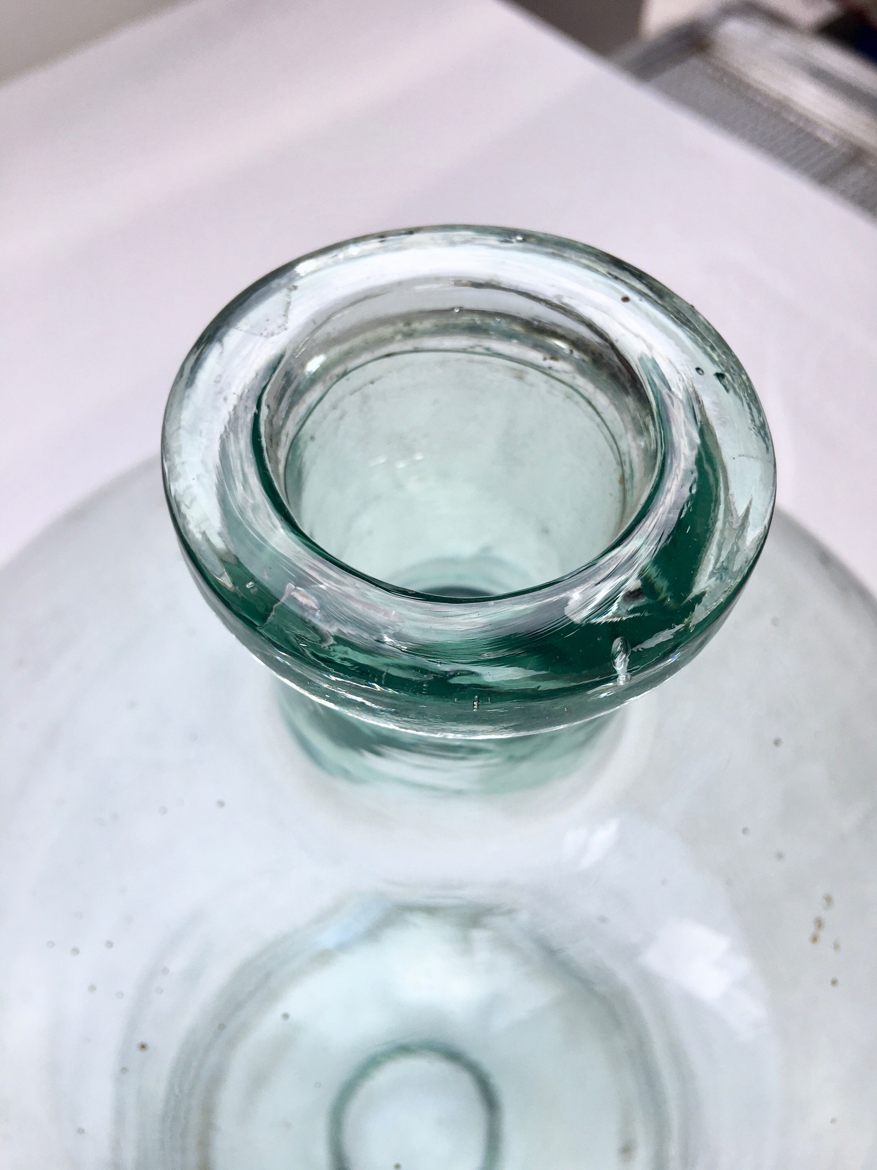 Blue demijohn 10l