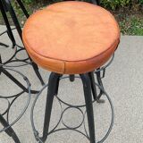 Set of 6 bar stools from the 50s