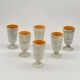 Set of 6 vintage mazagrans, Salins France