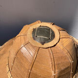 Colonial bamboo hat 70s wall decoration